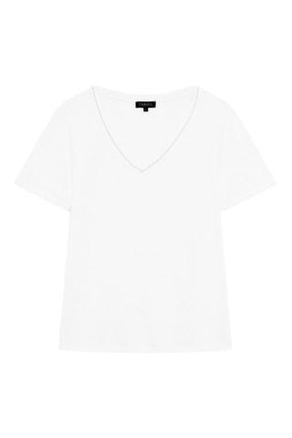 T-shirt droit en lin Pepe - Ecru