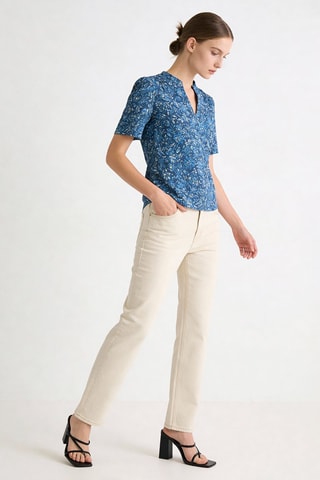 Blouse Chimen - Bleu marine