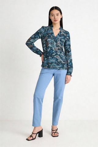 Blouse Tiltana - Bleu canard
