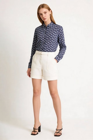 Short Satino - Blanc