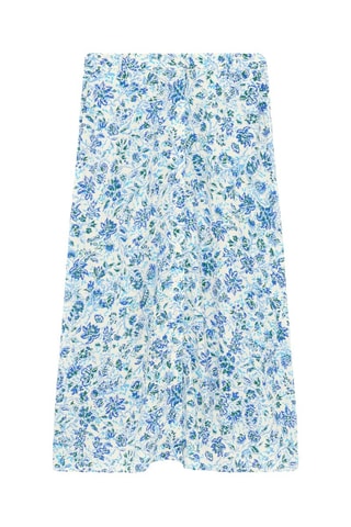 Jupe longue Diane - Bleu cobalt