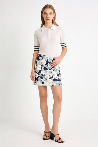 Jupe droite Jokan - Bleu clair