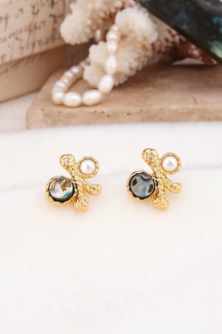 Oorbellen - Cultivéparels en Parelmoer