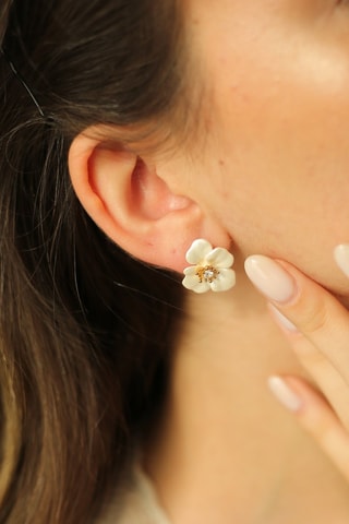 Oorbellen - Parelmoer