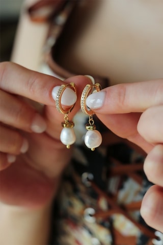 Creolen - Zirkonia's en Cultivéparels