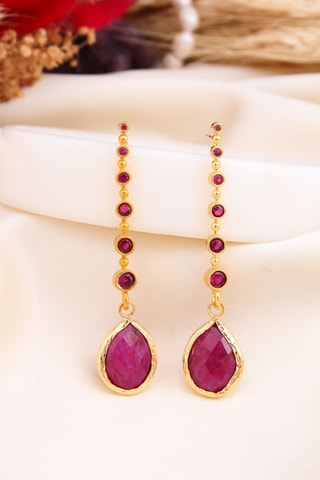 Oorbellen - Agaten en Zirkonia’s