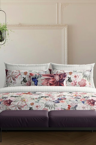 Taie de traversin en satin de coton 80 fils/cm² Uni - Vert d'eau