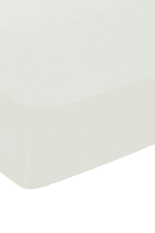 Drap-housse en satin de coton 80 fils/cm² Uni - Vert d'eau