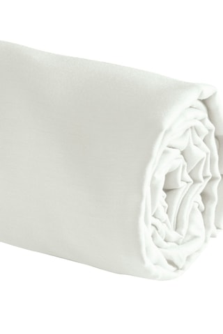 Drap-housse en satin de coton 80 fils/cm² Uni - Vert d'eau