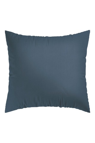 2 taies d'oreiller en gaze de coton 85 fils/cm² - Bleu