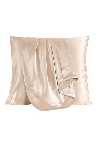 Taie d'oreiller en soie Silence de soie - Beige