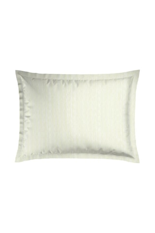 2 taies d'oreiller en satin de coton 80 fils/cm² Fleurs de la forêt - Vert