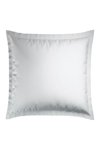 2 taies d'oreiller en satin de coton 79 fils/cm² Dobby - Blanc