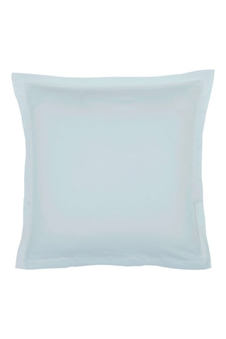 2 taies d'oreiller en satin de coton 80 fils/cm² Uni - Ciel