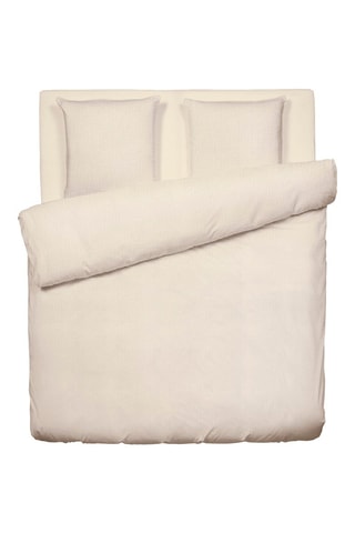 Parure de couette en gaze de coton 85 fils/cm² - Taupe