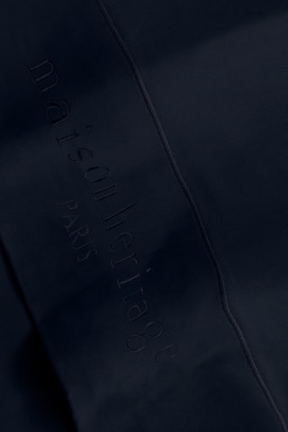 Drap plat en satin de coton 80 fils/cm²  - Bleu