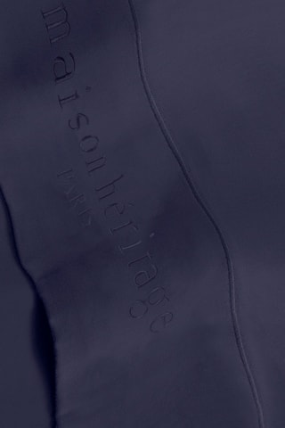 Drap plat en satin de coton 80 fils/cm² Uni - Bleu foncé