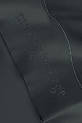 Parure de draps en satin de coton 80 fils/cm² Uni - Anthracite