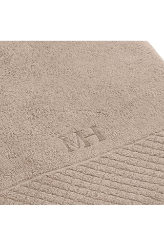 Drap de bain Eden - Taupe - 100 x 150 cm