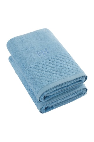 2 serviettes de toilette - 
Ciel - 50 x 100 cm
