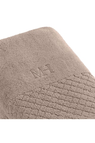 2 serviettes de toilette - Marron - 50 x 100 cm