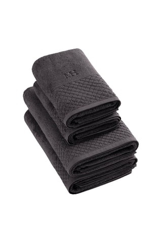 4 serviettes - Gris foncé