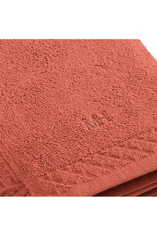 4 gants de toilette Eden - Terracotta