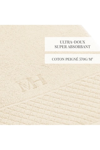 4 gants de toilette Eden - Ivoire