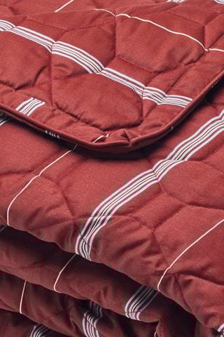 Couvre-lit en satin de coton 80 fils/cm²  Lioré - Bordeaux