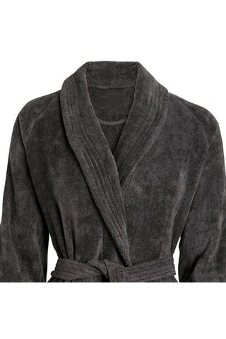 Peignoir en velours - Gris