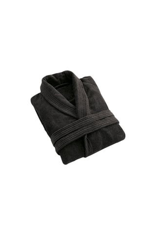 Peignoir en velours - Gris