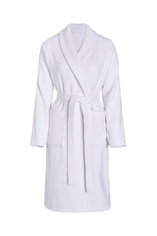 Peignoir en velours - Blanc