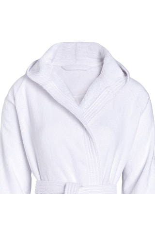 Peignoir en velours - Blanc