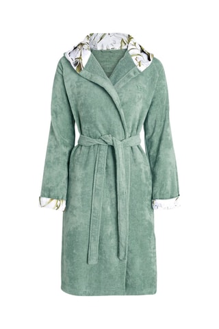 Accappatoio con cappuccio Jardin exotique - Salvia 