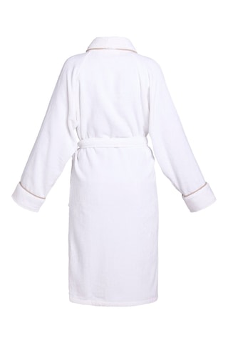Peignoir en velours - Blanc