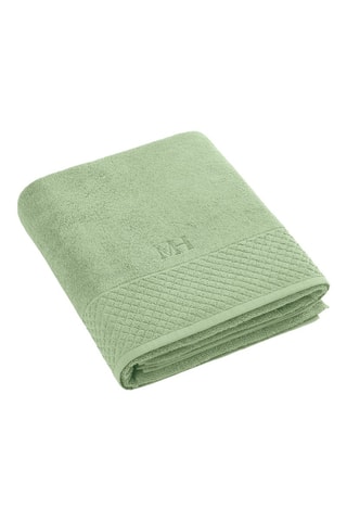 Drap de bain Uni - Vert amande - 100 x 150 cm