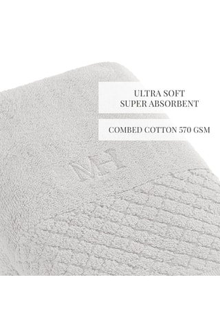 2 serviettes de toilette Eden - Sable - 50 x 100 cm