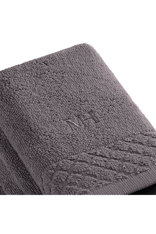 4 serviettes invité - Gris - 30 x 30 cm