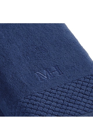 2 draps de douche - Bleu foncé - 70 x 140 cm