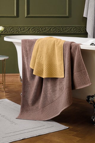 Drap de bain - Jaune - 100 x 150 cm