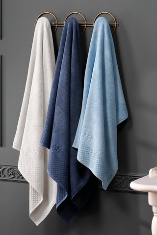 2 draps de douche - Ciel - 70 x 140 cm