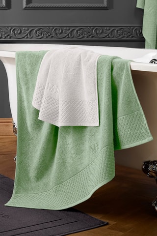 Drap de bain - Vert prairie - 100 x 150 cm