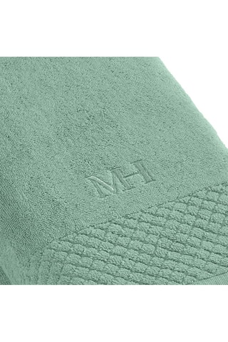 2 draps de douche - Vert - 70 x 140 cm