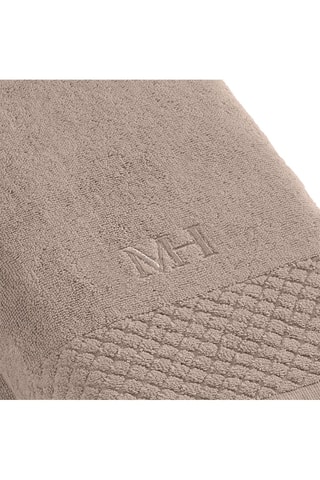 2 draps de douche - Marron - 70 x 140 cm