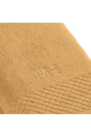 2 draps de douche - Jaune - 70 x 140 cm