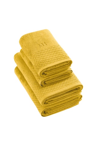 4 serviettes - Jaune