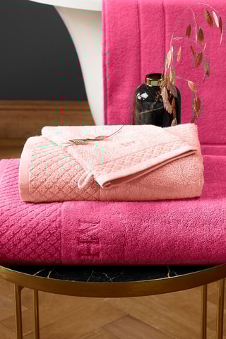 Tapis de bain - Rose saumon - 50 x 70 cm