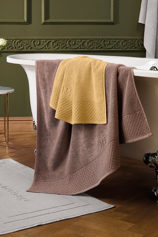 Tapis de bain - Jaune - 50 x 70 cm