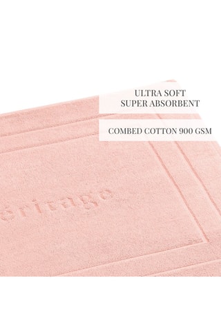 Tapis de bain - Rose - 60 x 100 cm