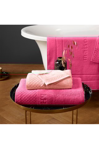Tapis de bain - Fuchsia - 60 x 100 cm